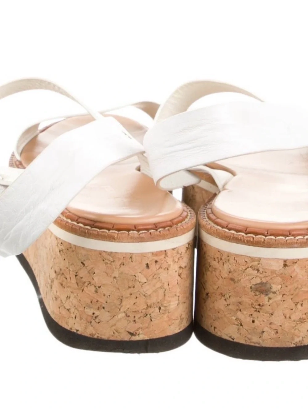 Paloma Barcelo Leather Platform Sandals